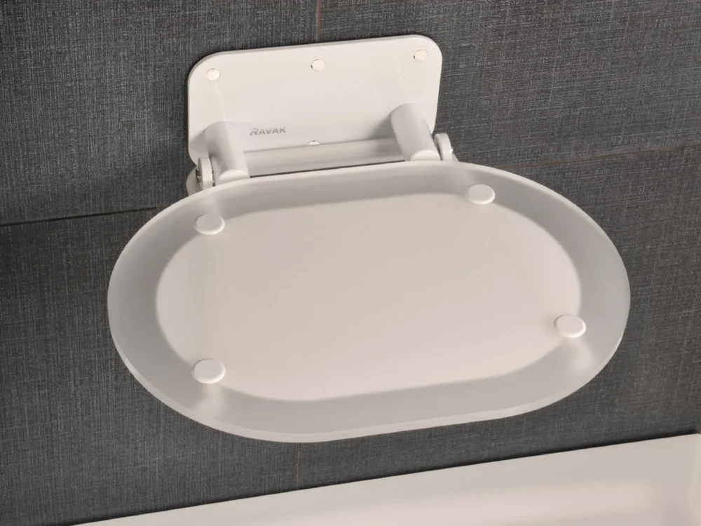 Sprchové sedátko Chrome - Sedátko Chrome, clear/bílá B8F0000028 Bezpečná Platba