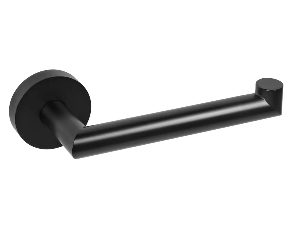 Cenový Hit Sapho X-round Black Držák Toaletního Papíru, černá Mat