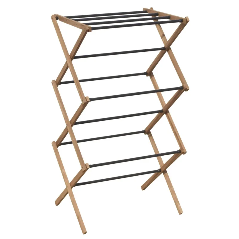 Aqualine Cikcak Skládací Stojan Na Ručníky 73x97x39cm, Jasan Vrácení Zdarma