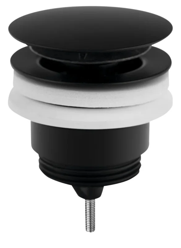 Top Prodej Omp Tea Umyvadlová Výpust 5/4“, Click-clack, Velká Zátka, 10-45mm, černá Mat
