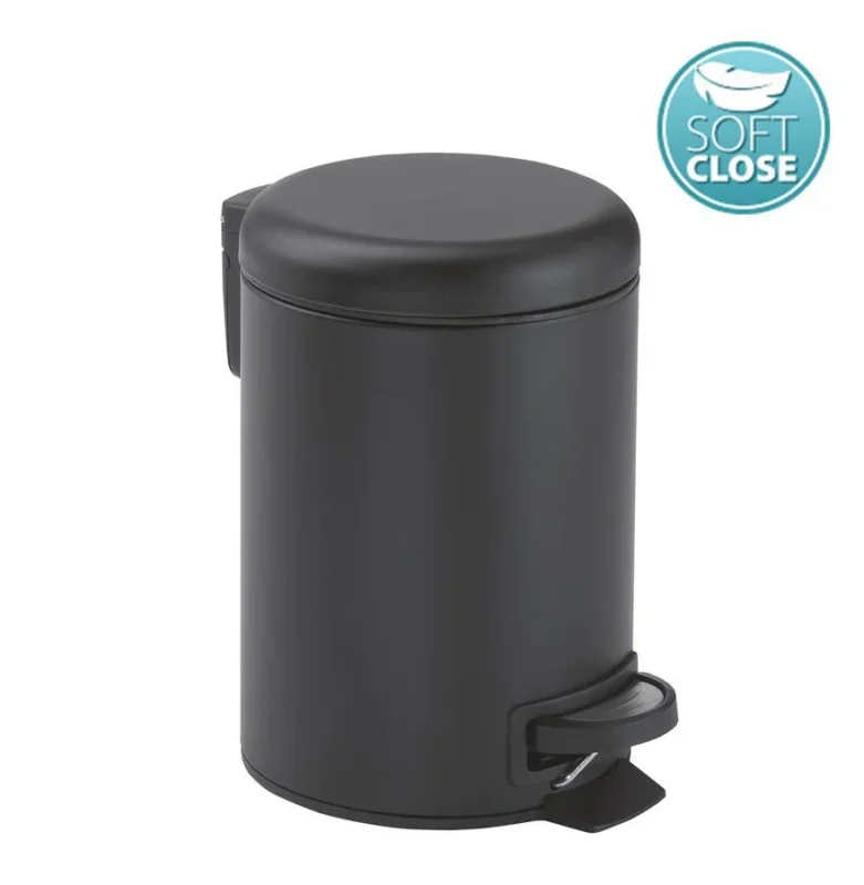 Gedy Potty Odpadkový Koš 5l, Soft Close, černá Mat Autentický