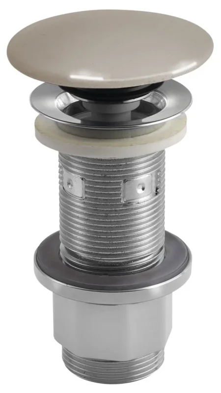 Sapho Umyvadlová Výpust 5/4“, Click-clack, Betonová Zátka, 10-80mm, Písková Pololesk Ihned K Objednání