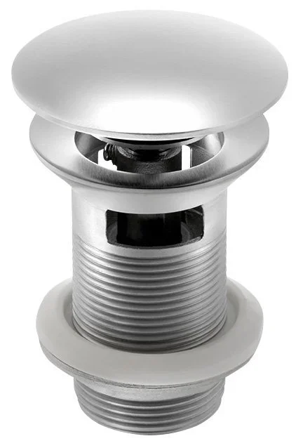 Sapho Minimal Umyvadlová Výpust 5/4“, Click-clack, Velká Krytka, Nerez Mat Oblíbený