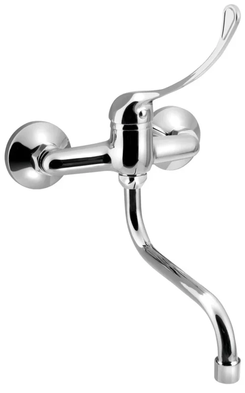 Levný Aqualine 35 Nástěnná Baterie, Lékařská Páka, Ramínko S, 177mm, Chrom