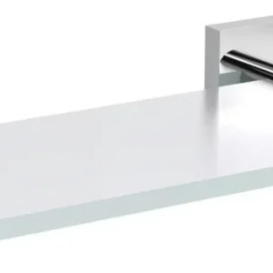 Akční Cena Sapho X-square Skleněná Police 200mm, Chrom/mléčné Sklo