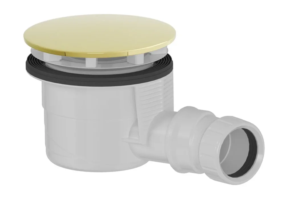 Polysan Vaničkový Sifon, Průměr 90mm, Dn40, Krytka Zlato Nejlepší Volba