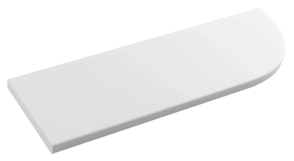 Přímo Od Výrobce Sapho Abeline Rohová Police Rockstone 300x100mm, Excentrická, Bílá Mat