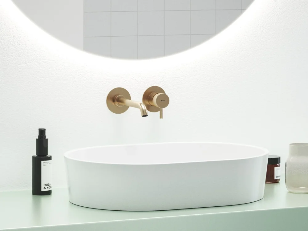 Výhodná Nabídka Umyvadlová podomítková baterie Espirit, pro R-box - ES 019.60RGB.O1.RB07B Umyvadlová podomítková baterie bez tělesa, růžové zlato kartáčované X070352