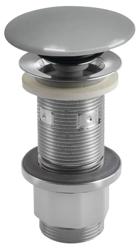 Sapho Umyvadlová Výpust 5/4“, Click-clack, Betonová Zátka, 10-80mm, šedá Pololesk Cenový Hit