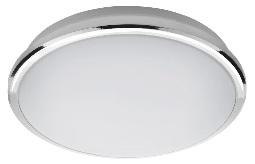 Aktuální Sapho Silver Stropní Led Svítidlo,ø 29cm, 10w, 230v, 3000k/4000k/6500k, Ip44, Chrom