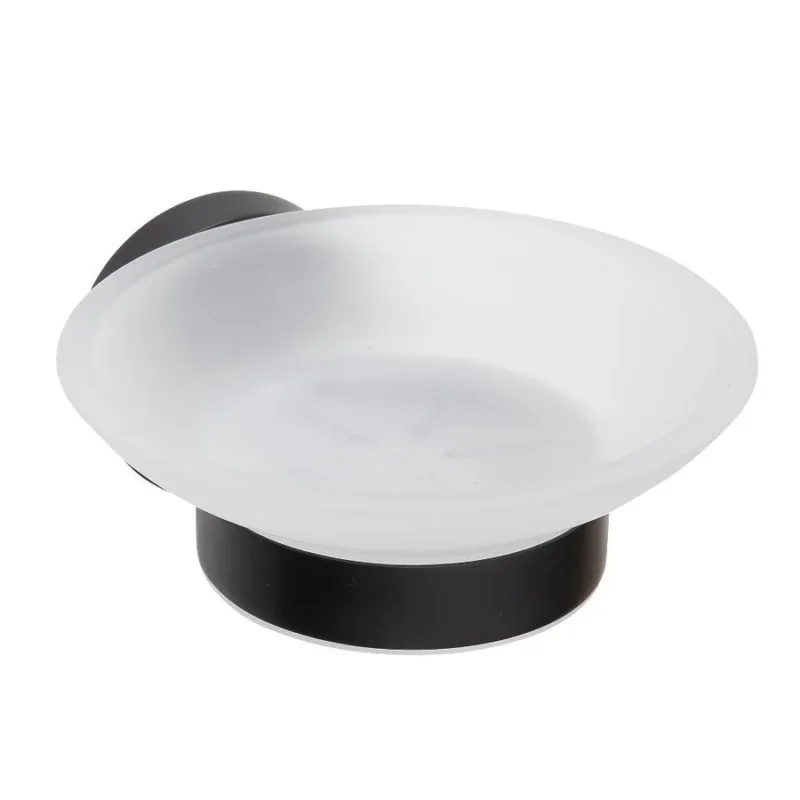 Sapho X-round Black Mýdlenka, Mléčné Sklo, černá Mat Horká Nabídka