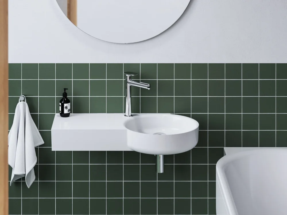 Rychlé Dodání Umyvadlo ARC 83/43 L/P, s otvorem pro baterii, bez přepadu - Umyvadlo ARC 83/43 L, s otvorem pro baterii, bez přepadu XJXL1283000