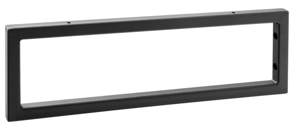 Aqualine Podpěrná Konzole 440x150x20mm, Lakovaná Ocel, černá Mat, 1 Ks Sezónní Sleva