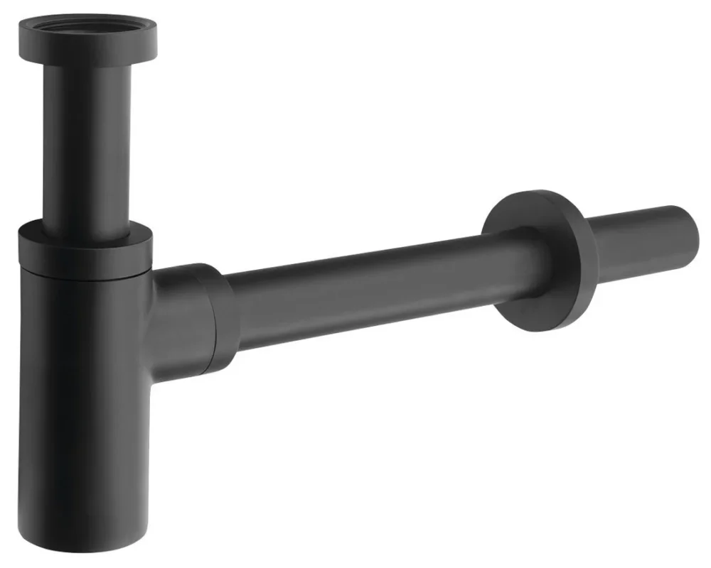 Nakupujte Hned Sapho Umyvadlový Sifon 5/4", Odpad 32mm, Kulatý, černá Mat