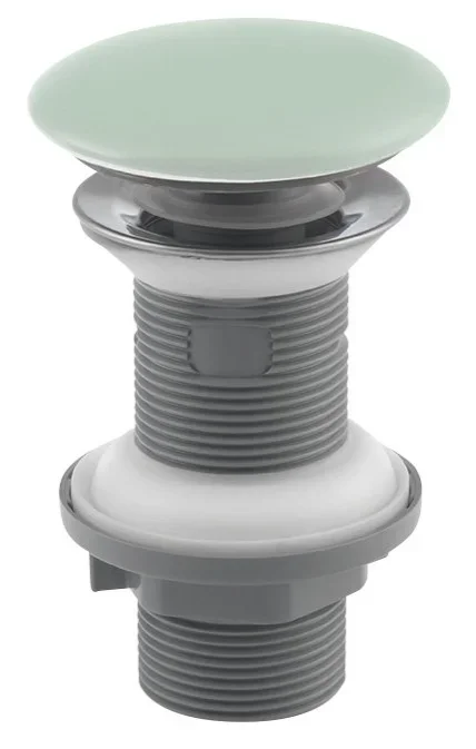 Isvea Umyvadlová Výpust 5/4“, Click-clack, Keramická Zátka, 20-70mm, Zelená Mint Tovární Cena