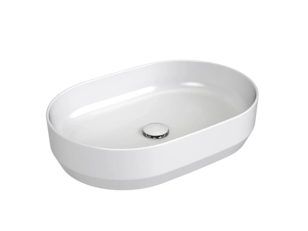 Umyvadlo Zeta Slim - Umyvadlo Zeta Slim 55, bez otvoru pro baterii, bez přepadu, bílá XJX01155007 Koupit Online
