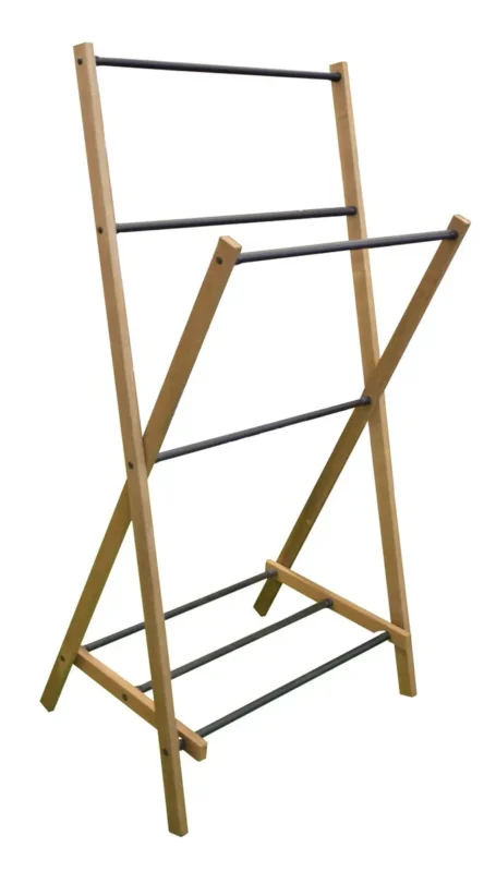 Aqualine Wing Skládací Stojan Na Ručníky 58x103x35cm, Jasan Nejprodávanější