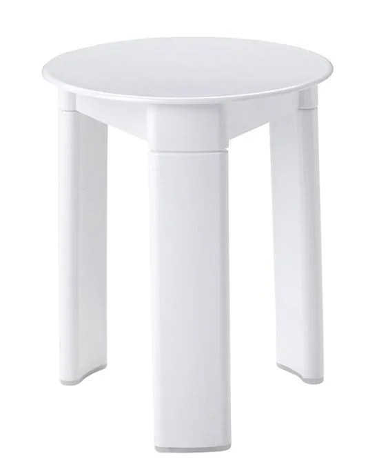 Top Prodej Gedy Trio Koupelnová Stolička, Průměr 33x40cm, Bílá