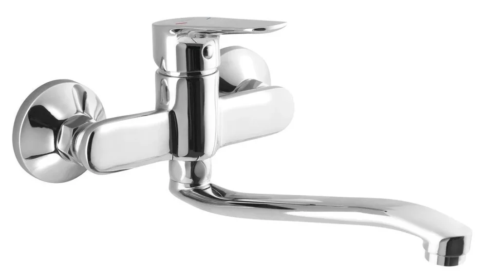 Nejlepší Volba Aqualine Lotta Nástěnná Baterie, Ramínko Ploché Zvýšené, Chrom