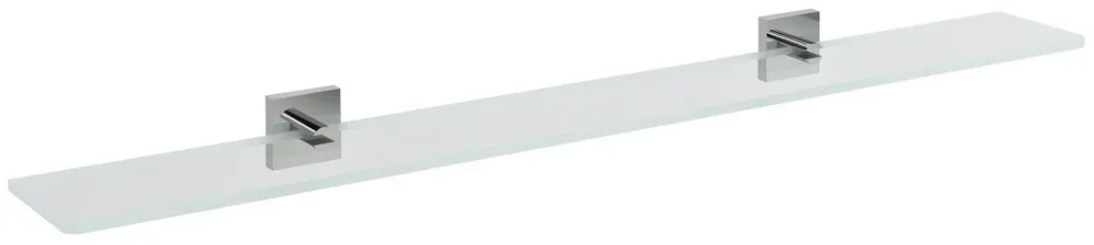 Nejlepší Cena Sapho X-square Skleněná Police 800mm, Chrom/čiré Sklo