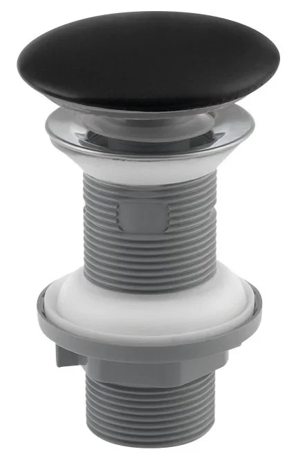 Isvea Umyvadlová Výpust 5/4“, Click-clack, Keramická Zátka, 20-70mm, černá Mat Nejprodávanější