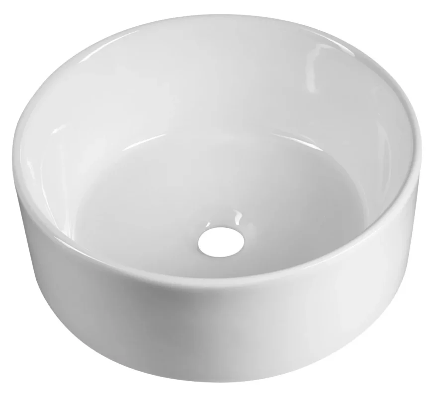 Aqualine Keramické Umyvadlo Na Desku, ø 40cm, Bílá Doprava Zdarma