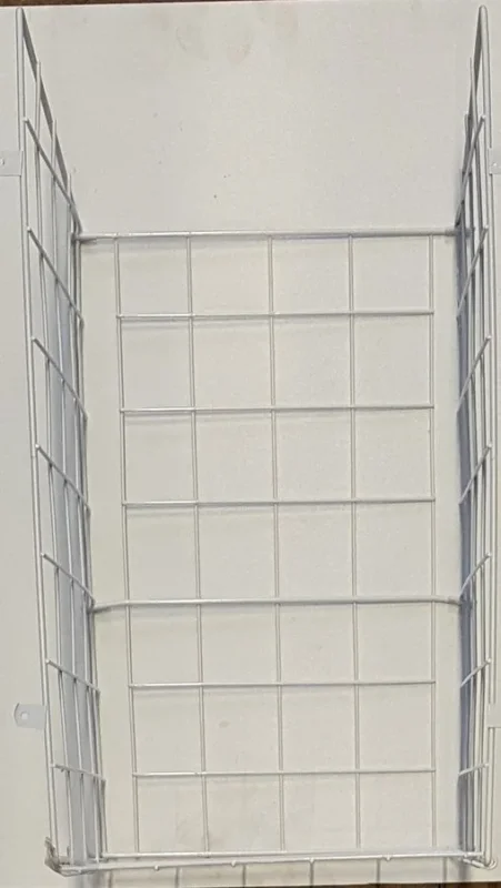 Víkendová Akce Aqualine Drátěný Prádelní Koš 410x490x290mm, Chrom