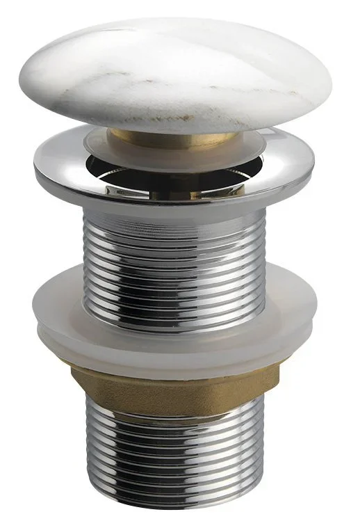 Sapho Dalma Umyvadlová Výpust 5/4“, Click-clack, Carrara Cenová Bomba