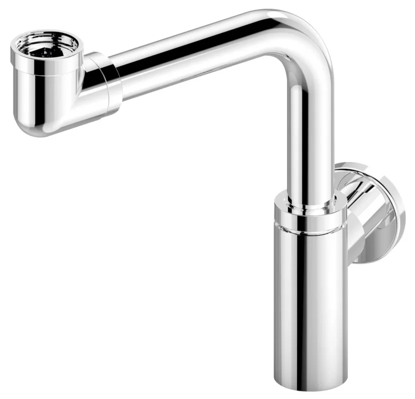 Kup Teď Sapho Umyvadlový Sifon šetřící Místo, 5/4" Odpad 32mm, Kulatý, Chrom