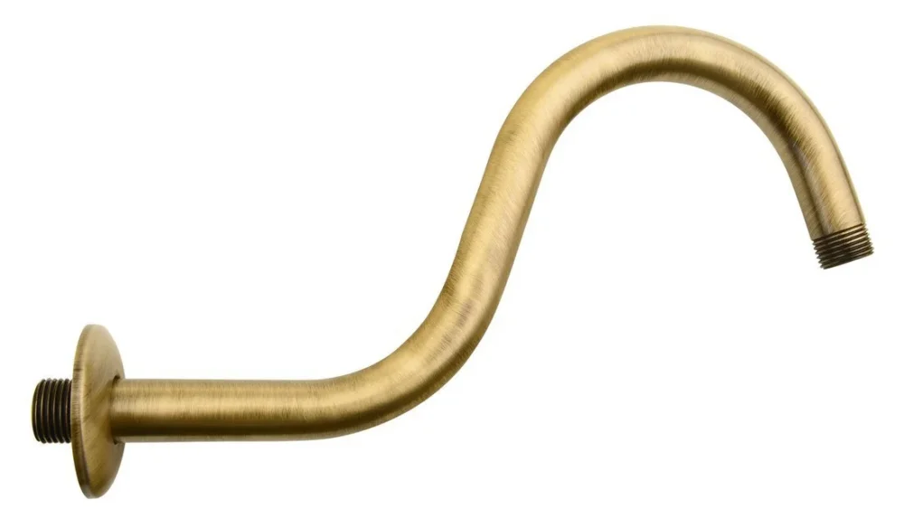 Sapho Sprchové Ramínko Kulaté Tvar S, 300mm, Bronz Expresní Doručení