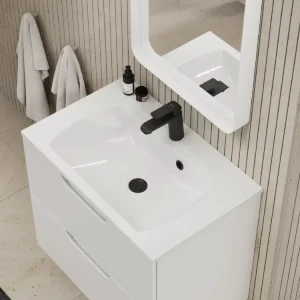 Značkový Umyvadlo Classic Slim - Umyvadlo Classic Slim 60, s otvorem pro baterii, s přepadem XJX01160004