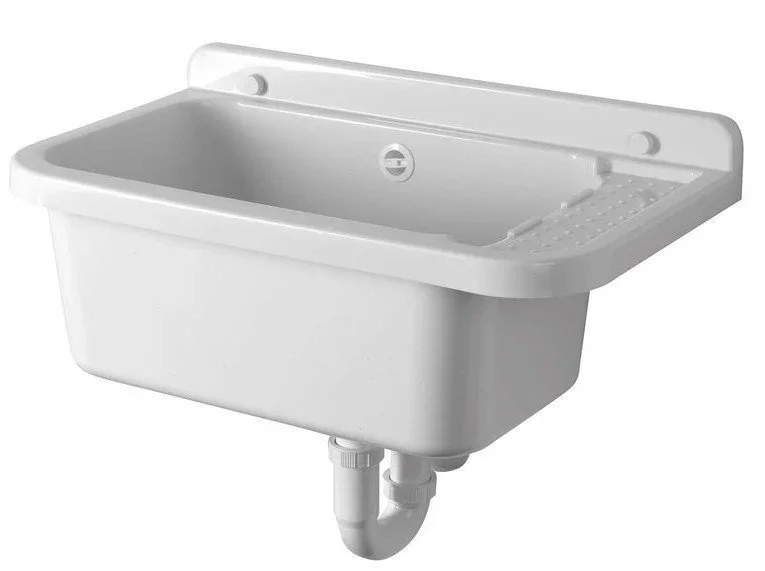 Tovární Cena Aqualine Závěsná Výlevka S Odkládací Plochou 60x34cm, Plast, Bílá