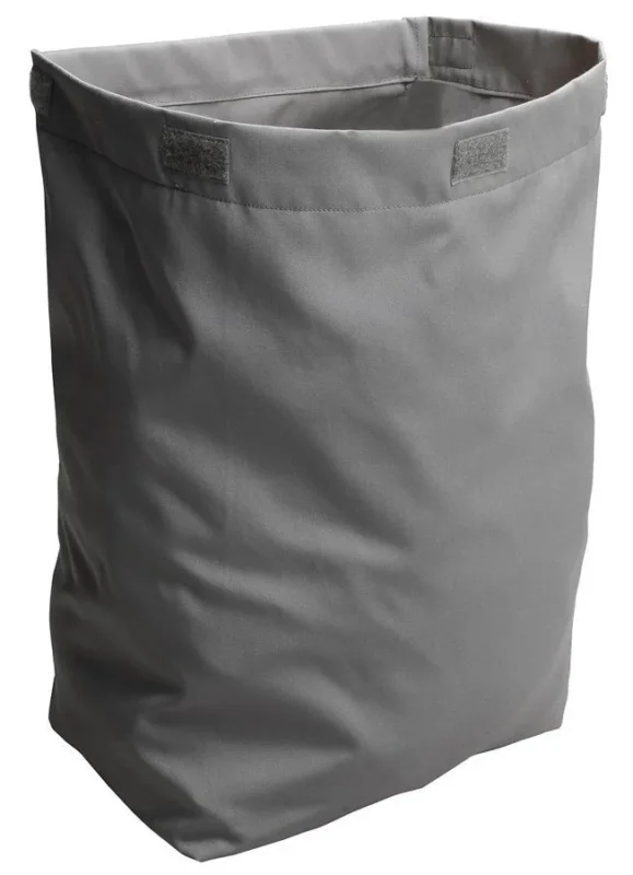 Sapho Prádelní Koš Do Skříně 310x570x230mm, Suchý Zip, šedá Doprava Zdarma