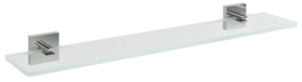 Doprava Zdarma Sapho X-square Skleněná Police 600mm, Chrom/čiré Sklo