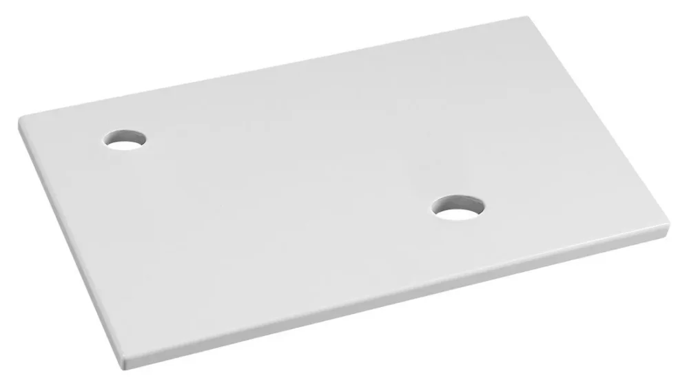 Sapho Minor Deska Pod Umývátko 40x22,5cm, Baterie Vlevo, Litý Mramor, Bílá Top Prodej