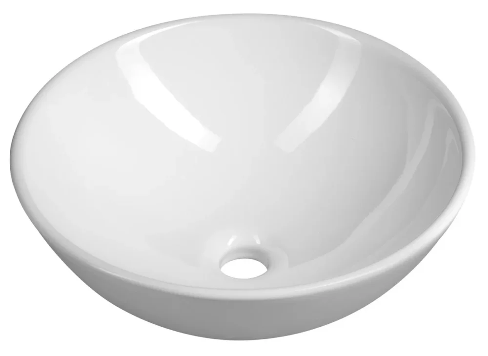 Aqualine Keramické Umyvadlo Na Desku, ø 40cm, Bílá Jen Po Omezenou Doba