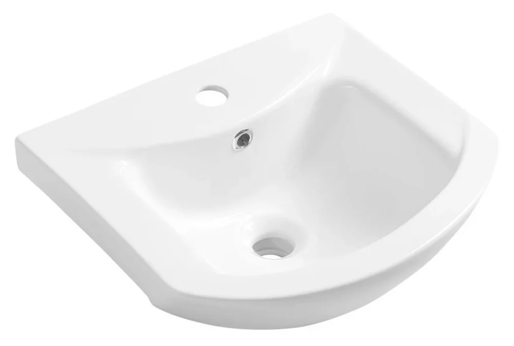 Novinka Aqualine Zero 45 Keramické Umyvadlo Nábytkové 45,5x40cm, Bílá