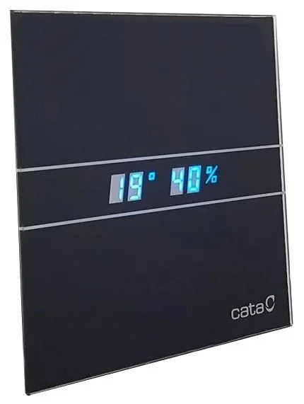 Cata Sklo Pro Ventilátor 00900602, černá Finální Výprodej