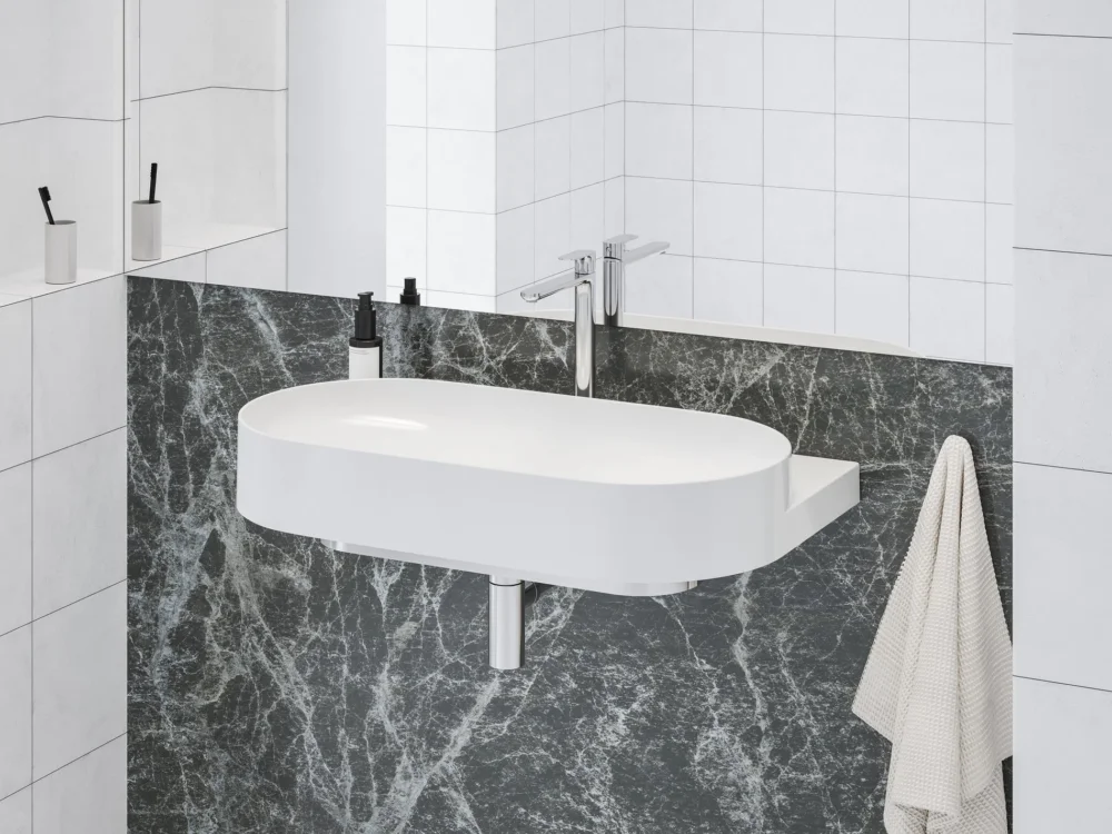 Levný Umyvadlová stojánková baterie Eleganta EL 015.00 - EL 015.00CR Umyvadlová stojánková baterie 335 mm bez výpusti, chrom X070211