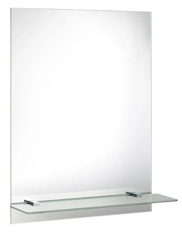 Aqualine Zrcadlo S Policí 60x80cm, Včetně Závěsů Výprodej