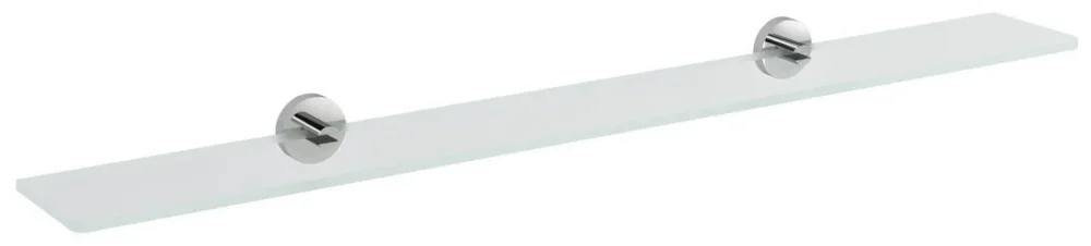 Sapho X-round Skleněná Police 800mm, Chrom/čiré Sklo Značkový