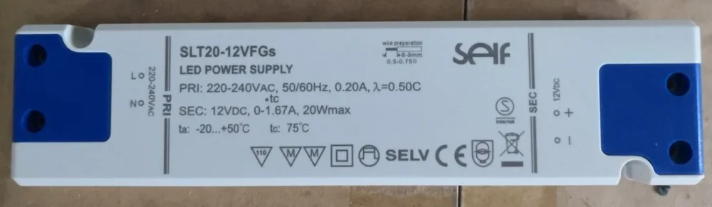 Sapho Led Driver 20w | Eshop Obklady Vilímek Cenový Hit