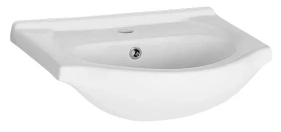 Značkový Aqualine Simplex Eco Keramické Umyvadlo, Nábytkové, 55x44cm, Bílá