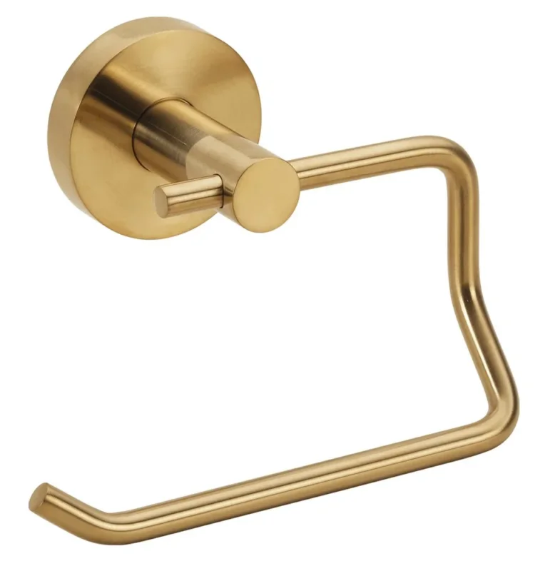 Hit Sezóny Sapho X-round Gold Držák Toaletního Papíru, Zlato Mat
