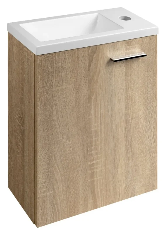 Aqualine Zoja Umyvadlová Skříňka 37x50x18cm, Dub Platin Sleva
