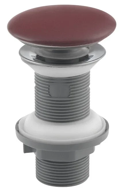 Isvea Umyvadlová Výpust 5/4“, Click-clack, Keramická Zátka, 20-70mm, Maroon Red Výhodná Nabídka