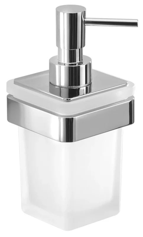 Doprava Zdarma Gedy Samoa Dávkovač Mýdla 170 Ml, Mléčné Sklo, Chrom