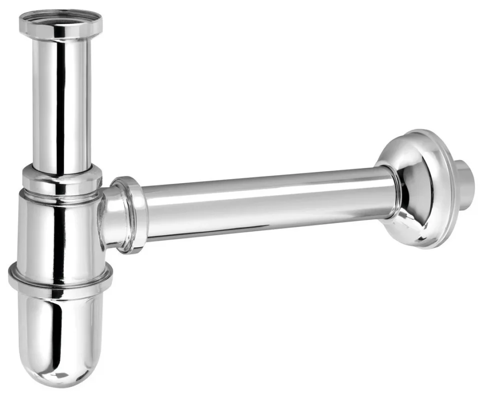 Expresní Doručení Sapho Retro Umyvadlový Sifon 5/4", Odpad 32 Mm, Chrom