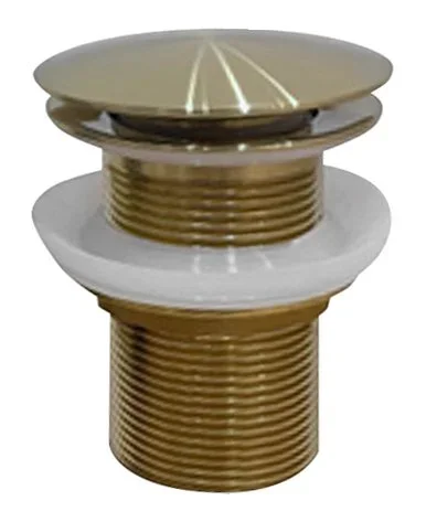 Sapho Aurum Umyvadlová Výpust 5/4“, Click-clack, Zlato Mat Top Prodej