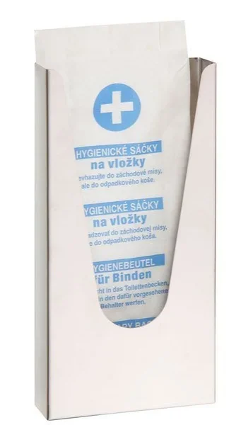Zlevněný Sapho Zásobník Na Papírové Sáčky Hygbag, 120x240x32mm, Nerez Mat